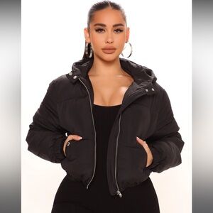 Women's Black or white Puffer Jacket size small